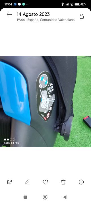 Isofix y el Maxi cosie Peg Perego Primo Viaggio 0