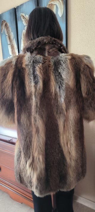 Abrigo de piel 