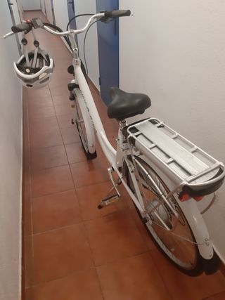bicicleta electrica blanca