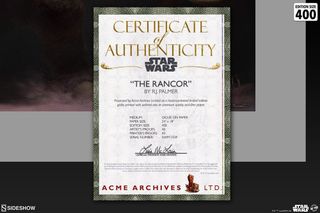 Litografia Star Wars The Rancor 61 x 46 cm