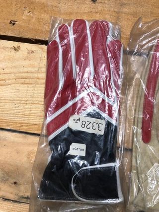 Guantes moto antigua