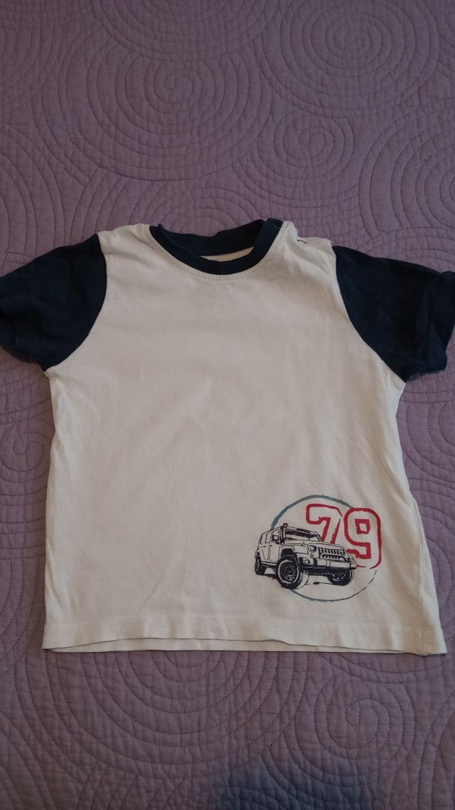 3 camisetas de manga corta (24 meses)