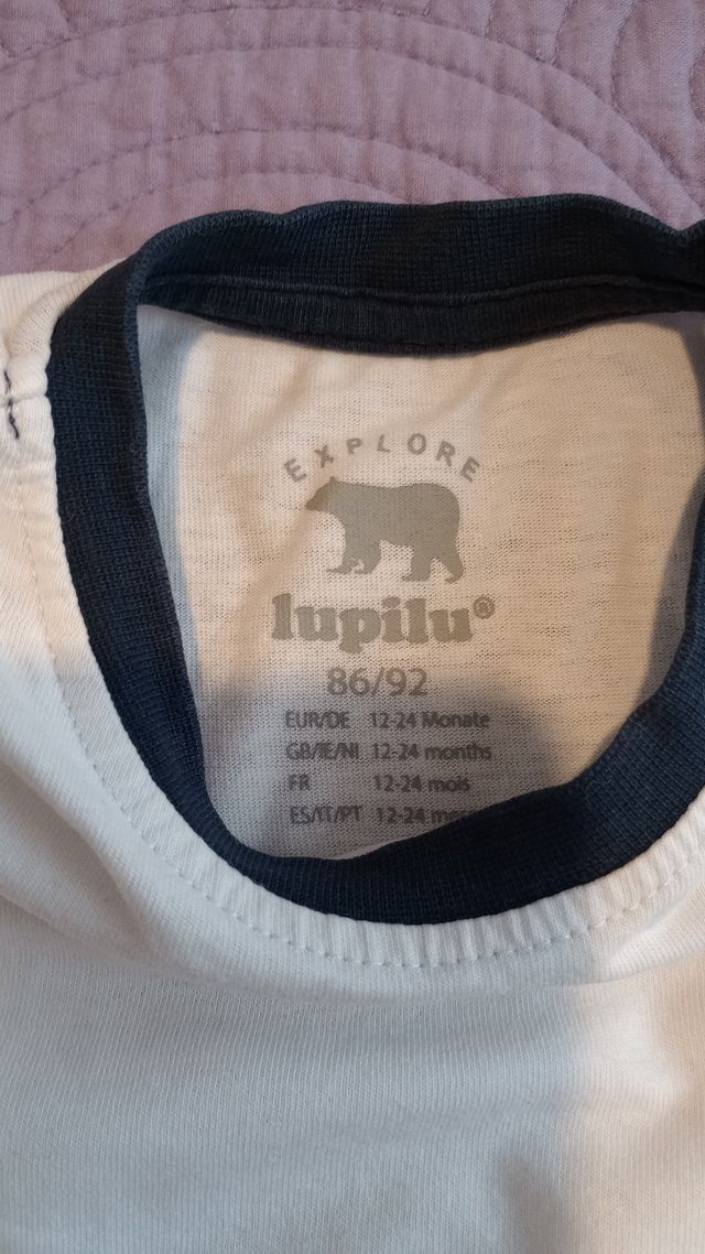 3 camisetas de manga corta (24 meses)