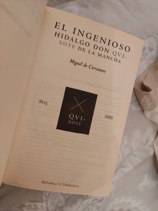 El Ingenioso Hidalgo Don Quijote De La Mancha 