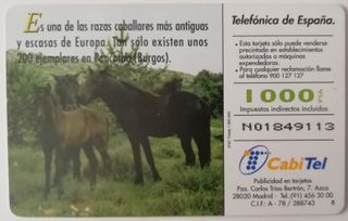 Tarjetas telefónicas españolas años 1990