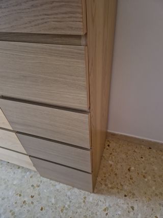 cajonera color roble