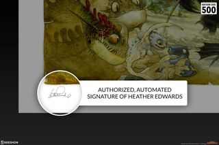 Litografía Cómo entrenar a tu dragón 46 x 61 cm