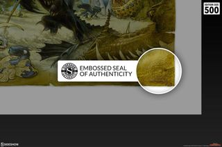 Litografía Cómo entrenar a tu dragón 46 x 61 cm