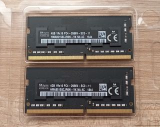 Memorias SO-DIMM DDR4 2x4GB