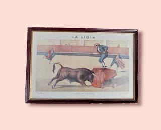 LA LIDIA 6 LITOGRAFÍAS 1883