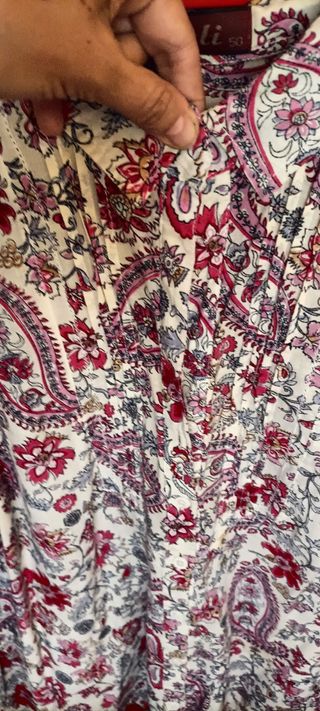 BLUSA VINTAGE MANGA LARGA
