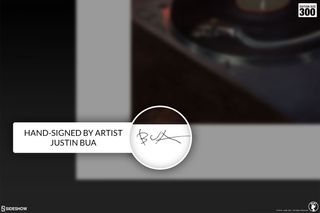 Litografia Justin BUA. The DJ 46 x 61 cm