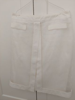 Traje de chaqueta y falda blanco Escada