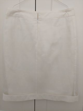 Traje de chaqueta y falda blanco Escada