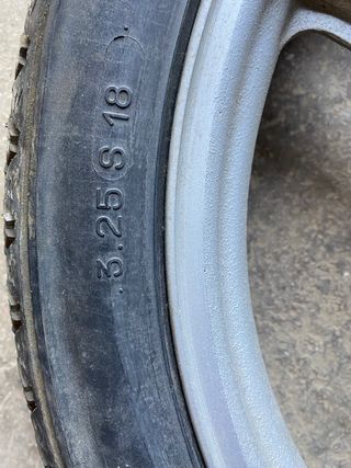 Rueda RECMO de 5 palos. 3,25 x 18