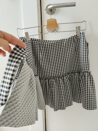 Falda cuadros vichy