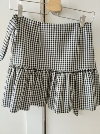 Falda cuadros vichy