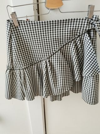 Falda cuadros vichy