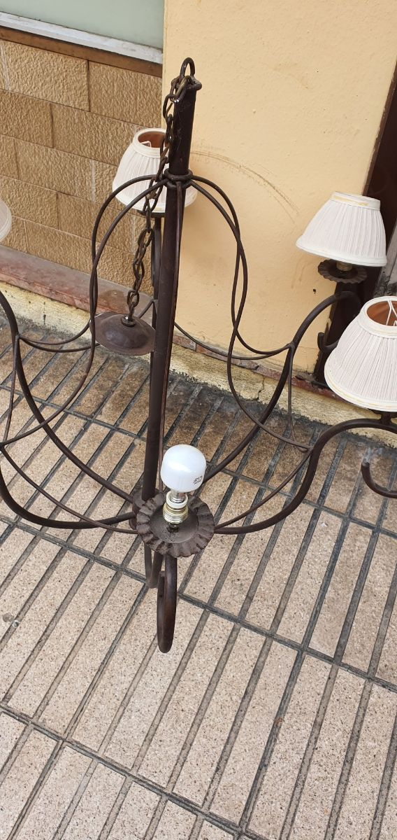 LAMPARA TECHO DISEÑO ARAÑA CRISTAL LED