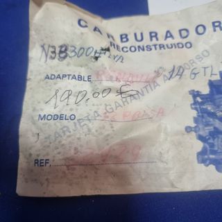 Renault 14 carburador solex 32 PBISA