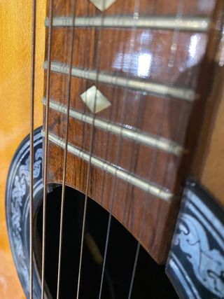 Guitarra Electroacústica Faim Super de Luxe funda