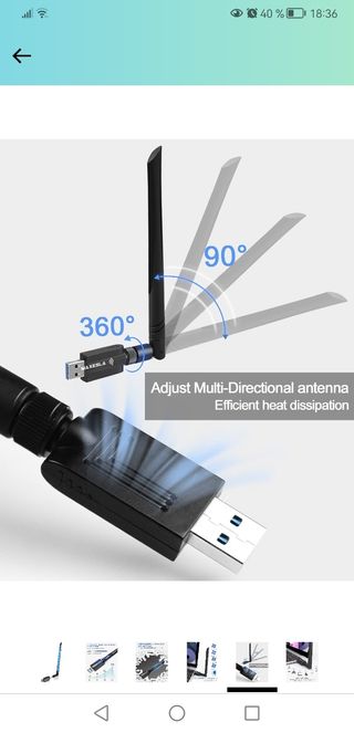 Antena WIFI 1200 Mbps (1 gb) 5G nueva