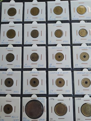 Lote 20 monedas de Pesetas Juan Carlos I 