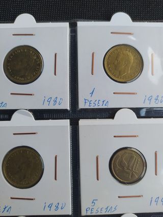 Lote 20 monedas de Pesetas Juan Carlos I 