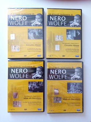 LE GRANDI INCHIESTE DI NERO WOLFE – 4 DVD