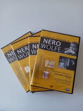 LE GRANDI INCHIESTE DI NERO WOLFE – 4 DVD