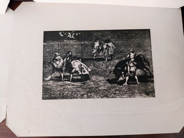 Grabados tauromaquia de Goya.