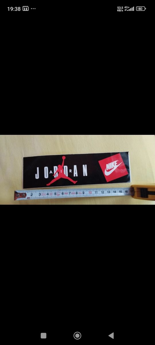 Nike Air Jordan + Air Force. Pack 3 pegatinas 90s
