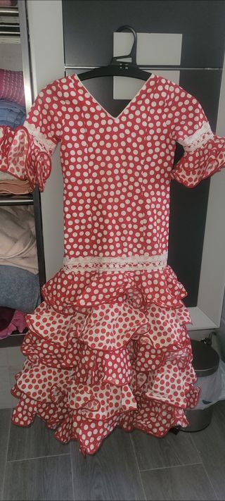 Traje flamenca niña