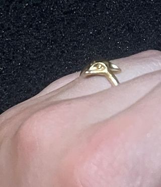 Anillo de zorro de oro 18 kilates