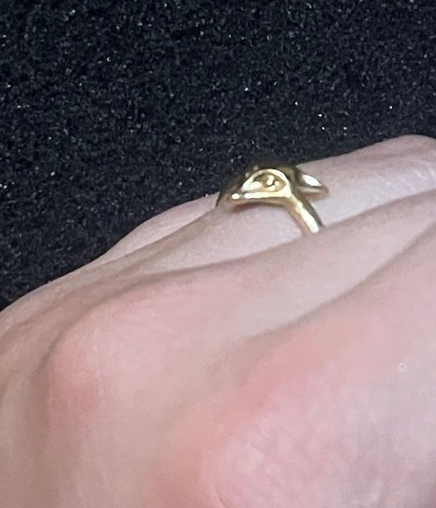 Anillo de zorro de oro 18 kilates