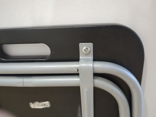 Taburete negro plegable