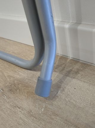 Taburete negro plegable