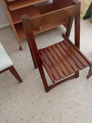 Sillas madera maciza