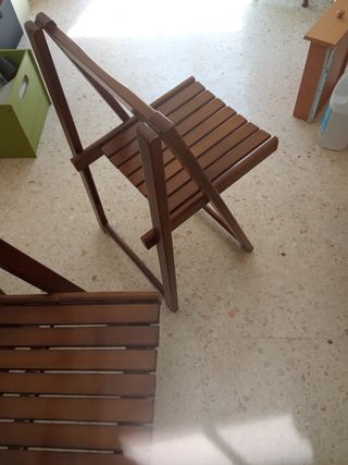 Sillas madera maciza
