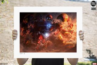 Litografia Hulkbuster Erwin Papa & Fabian Schlaga