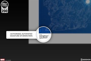 Litografia Hulkbuster Blueprint Variant