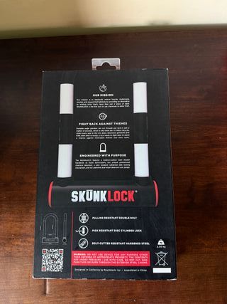 Candado para bicicleta SKUNKLOCK V2 Nuevo a estren