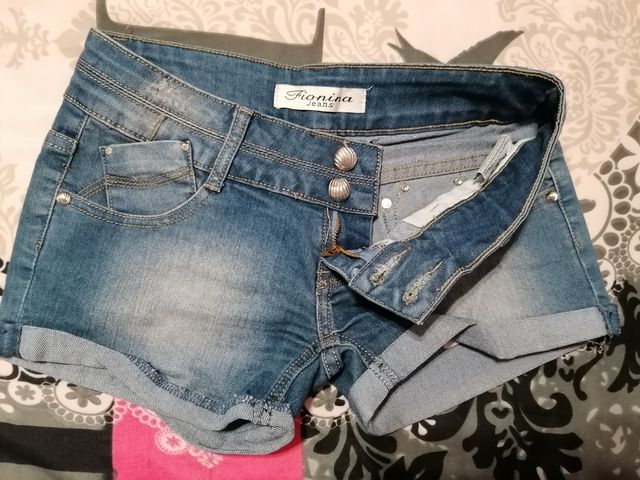 Shorts jeans elasticizzati