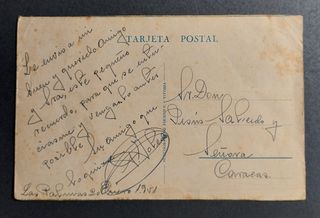 PU/089 Postal antigua Gran Canaria