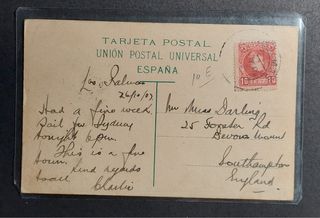 PU/087 Postal antigua Gran Canaria