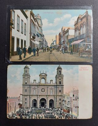 PN/084 Postales antiguas Gran Canaria