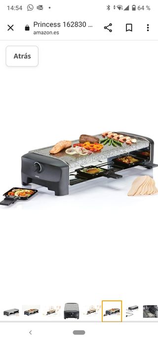 Raclette Plancha Asar Princess