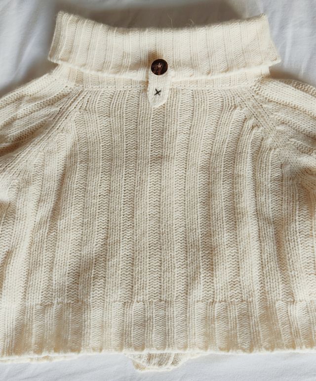 Chaqueta punto blanca