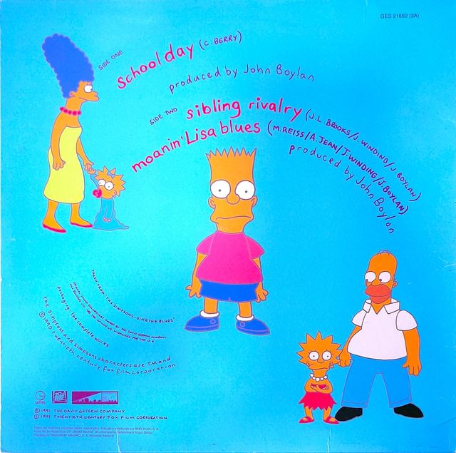 The Simpsons vinilo Maxi single