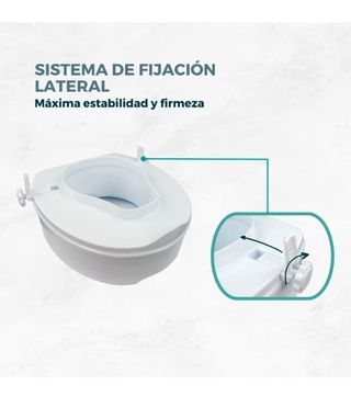 Elevador WC para adulto, Con tapa